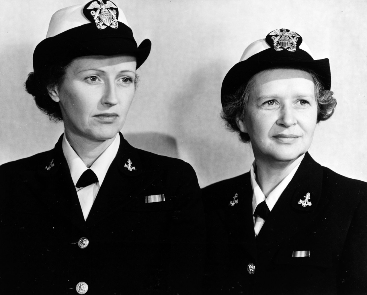 Lt. Cmdr. Joy Hancock and Lt. Eunice Whyte