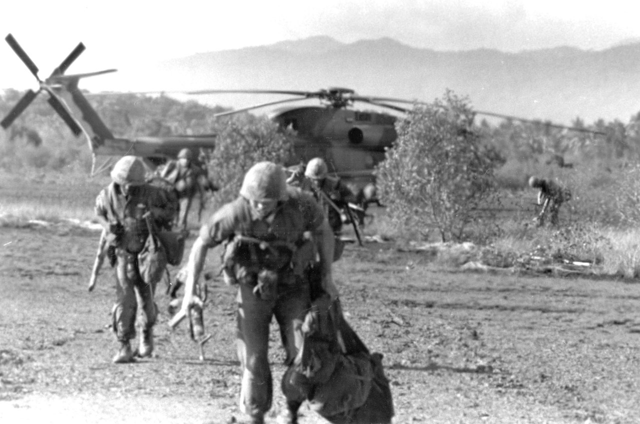 U.S. Marines were offloaded
