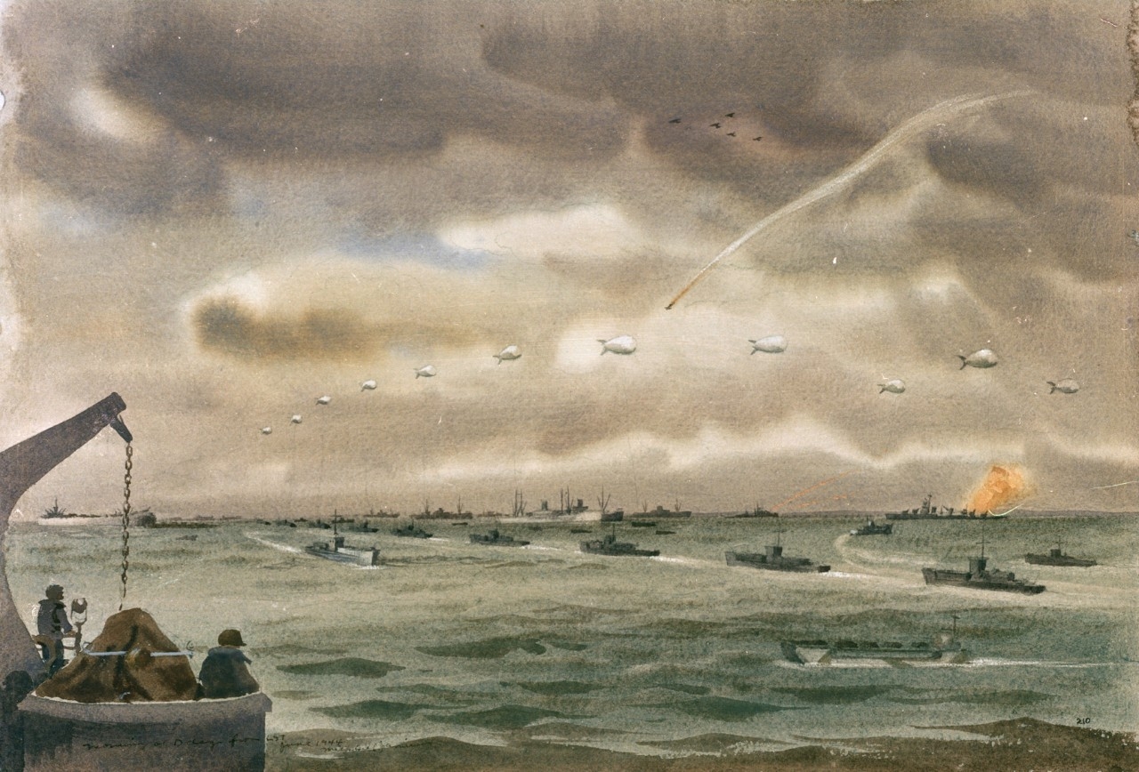 “Morning of D-Day” painting