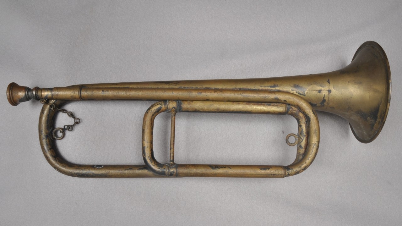 A bugle from USS San Diego (Armored Cruiser No. 6)