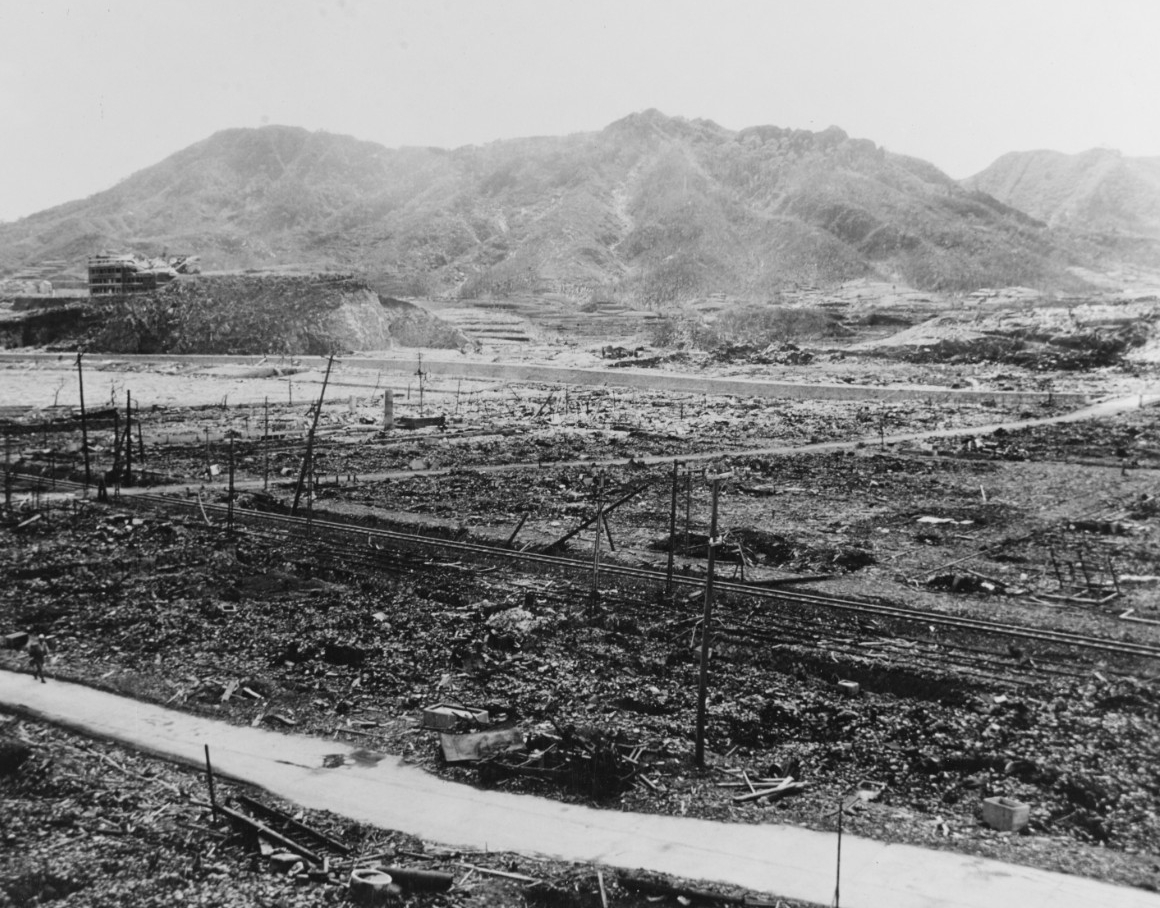 Nagasaki, Japan, on Aug. 9, 1945