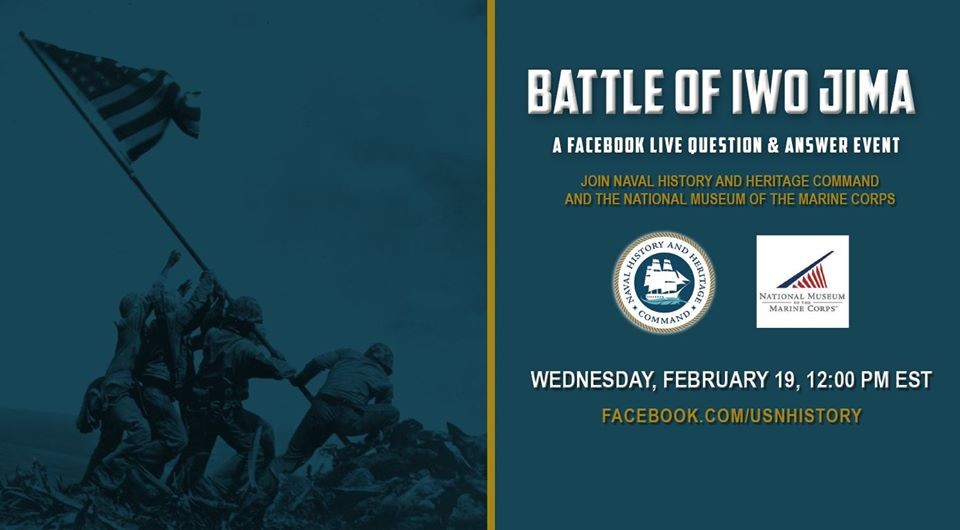 <p>Iwo Jima Facebook Live Graphic</p>
