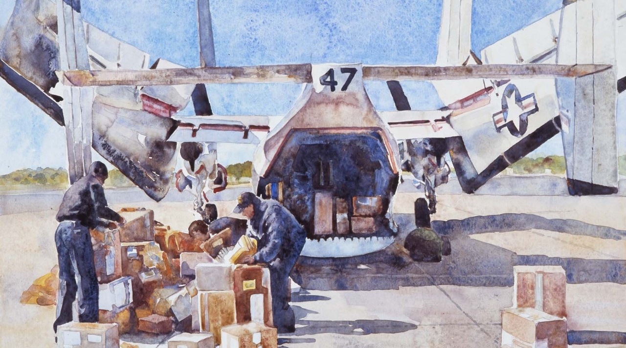 <p>Field Logistics Support Squadron 40 &quot;Rawhides&quot; C-2A Grayhound on the Ground Akrotiri, Cyprus</p>
