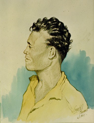 Profile portrait of King Juda of Bikini Island