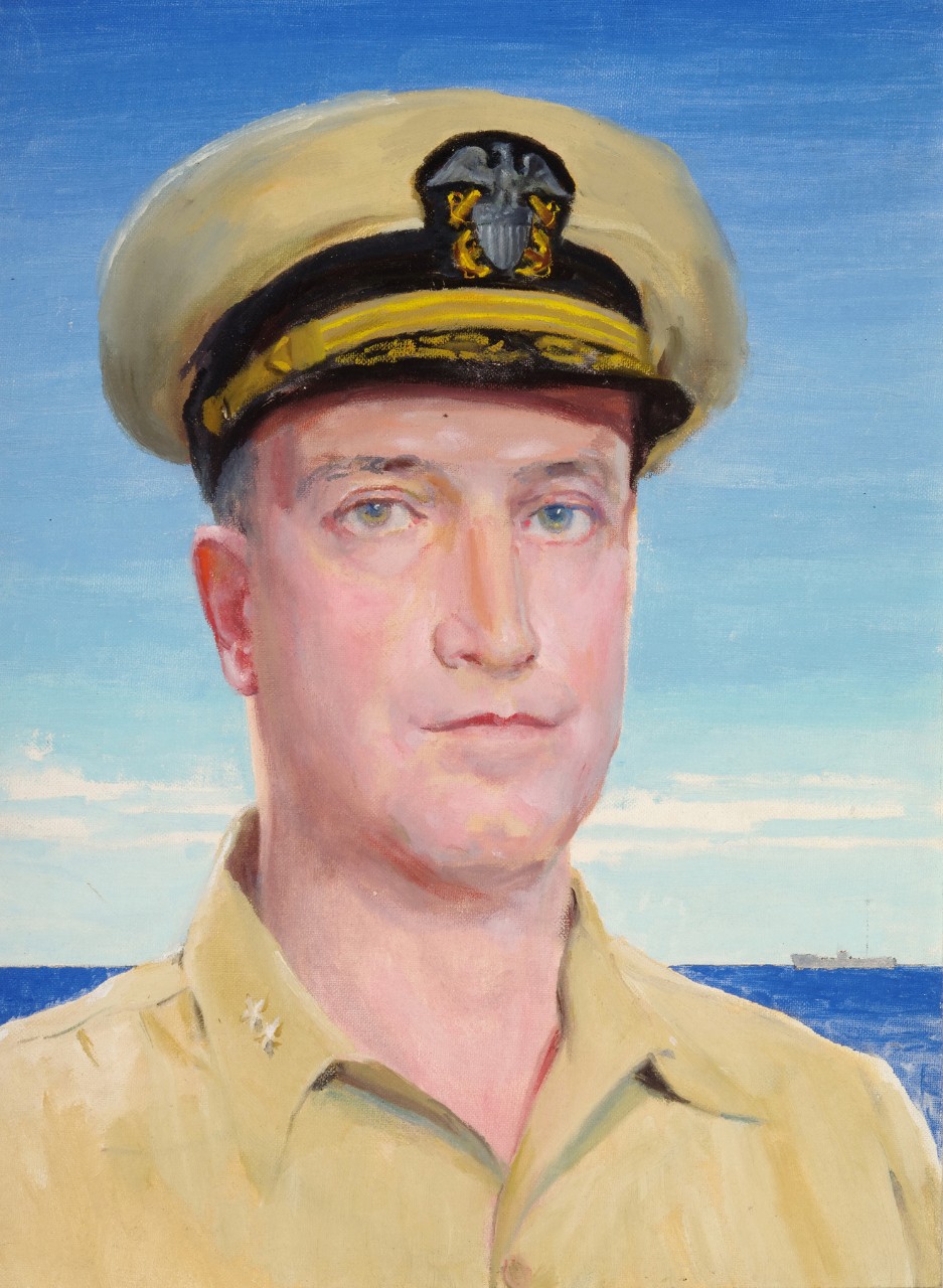 Portrait of a two star admiral