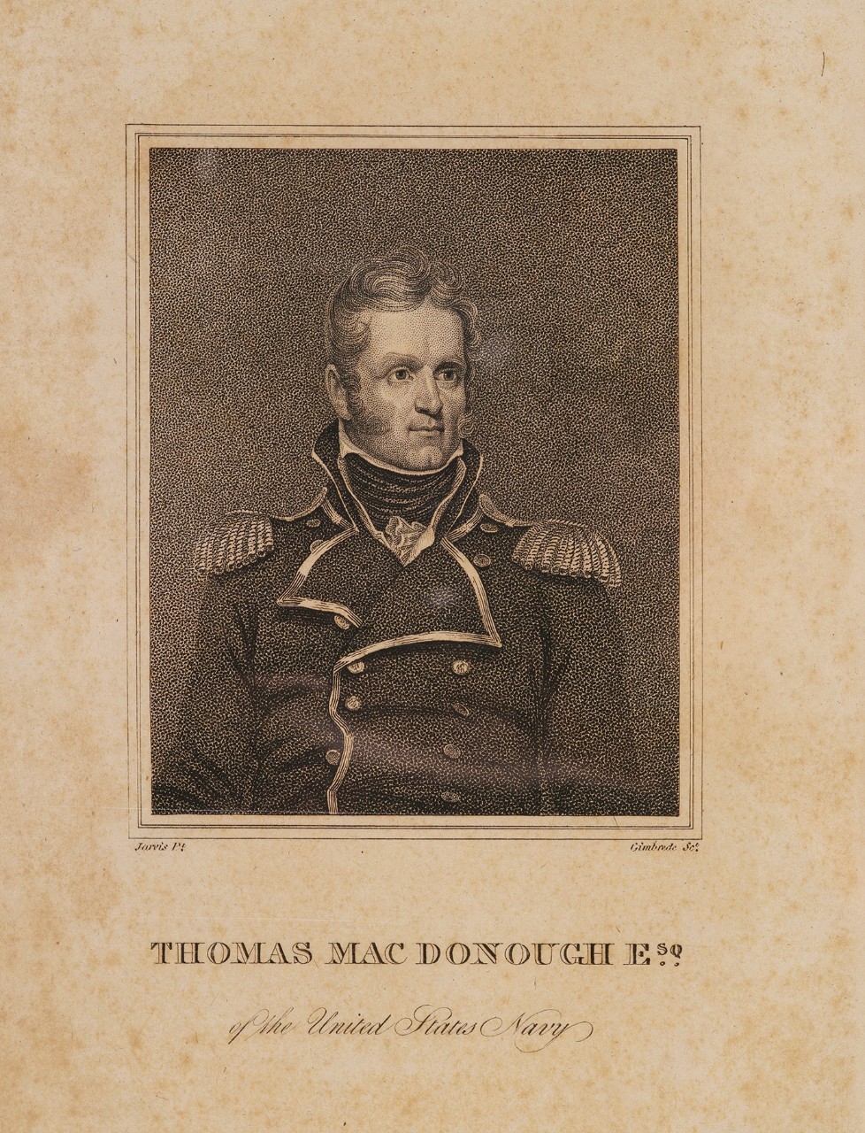 Portrait of a man in an early 19th century uniform