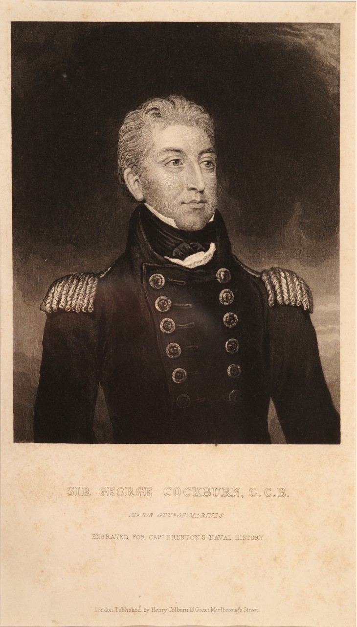 A portrait of an early 19th century British naval officer