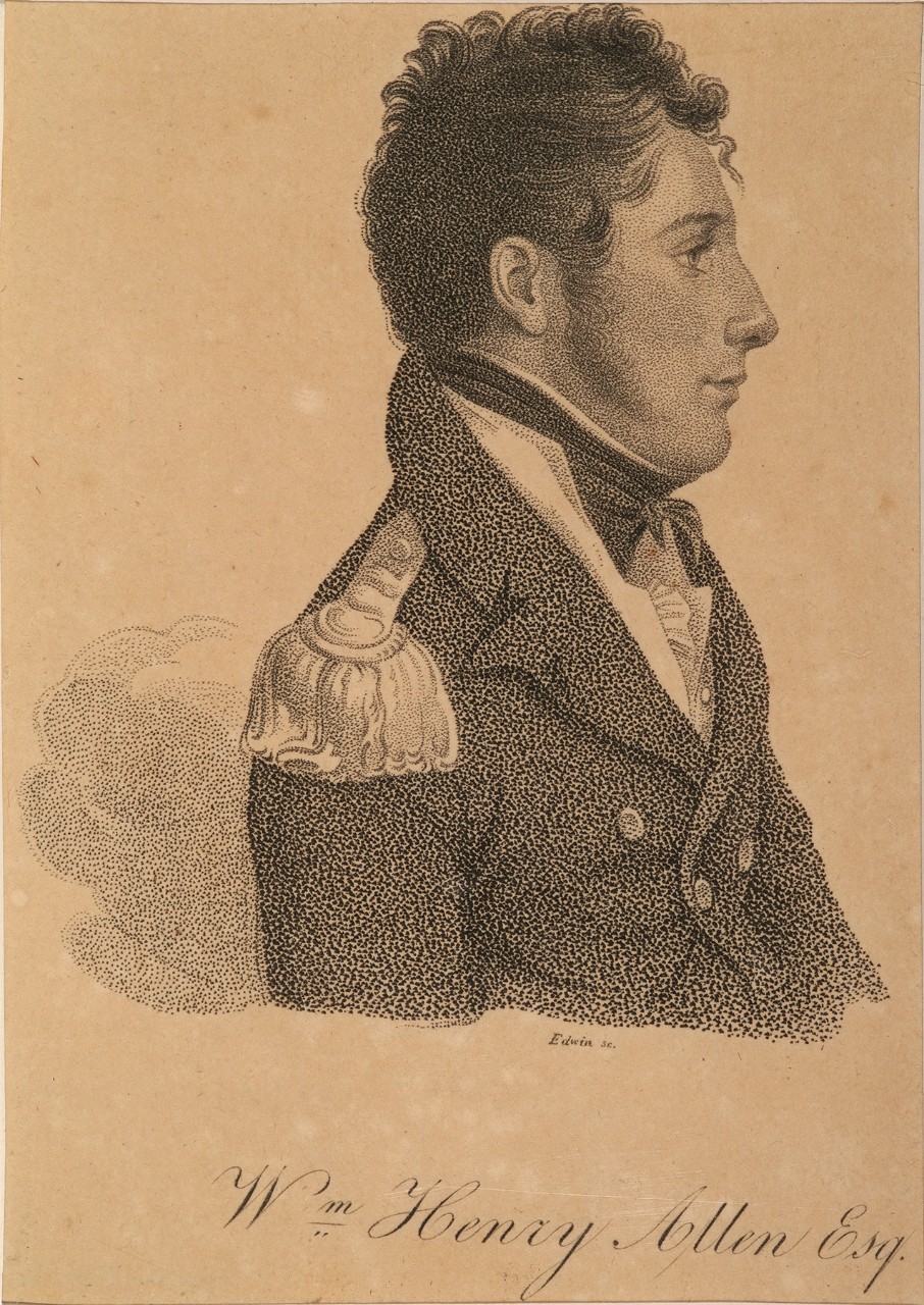 Profile portrait of William Henry Allen