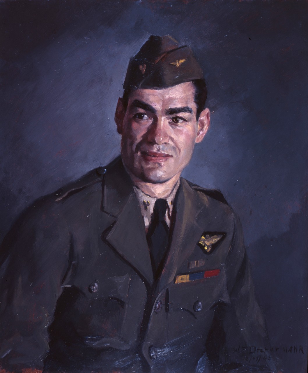Portrait of a naval personnel in uniform