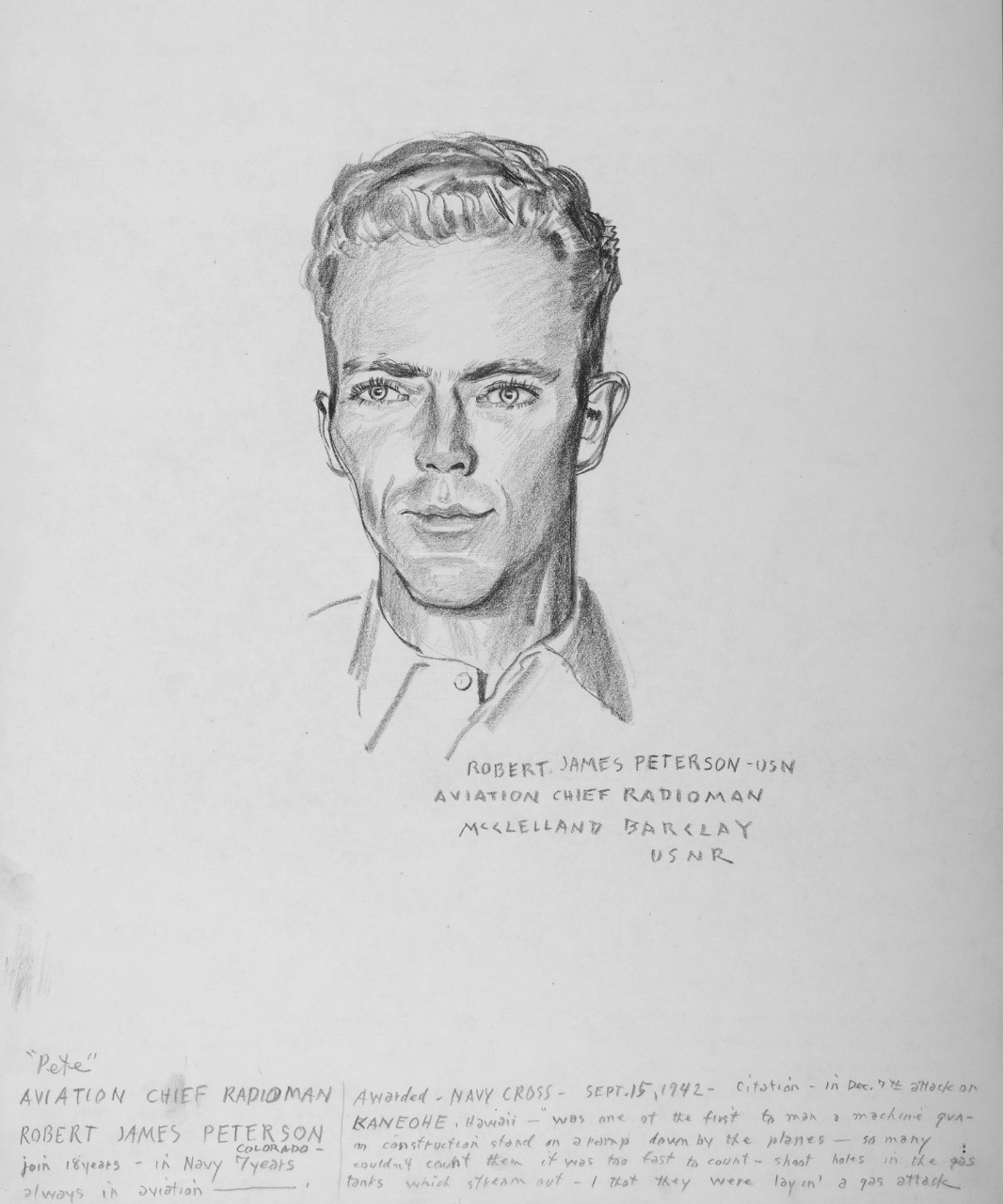 Portrait of Robert James Peterson