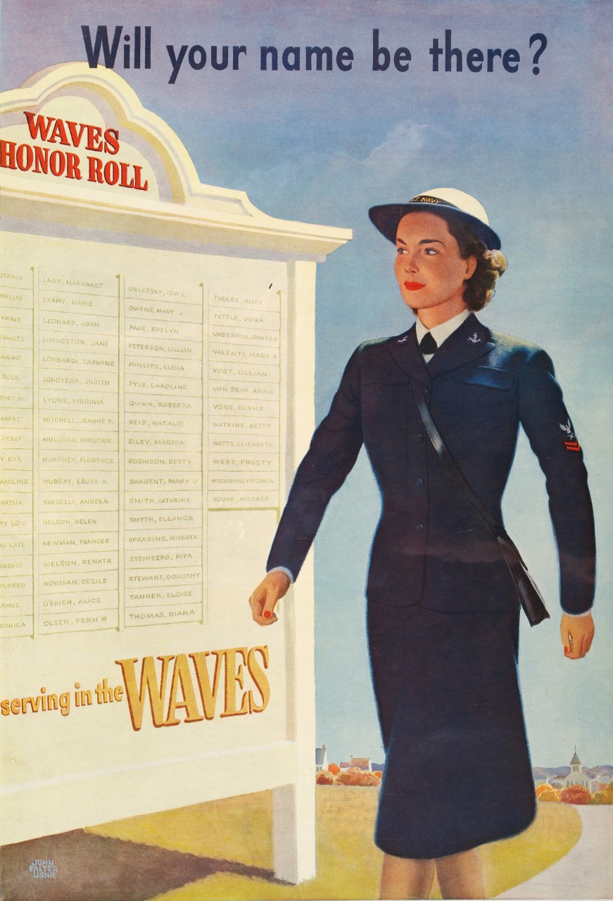 Poster with picture WAVE honor roll