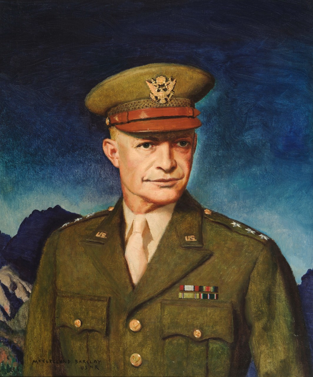 Portrait of General Dwight D. Eisenhower