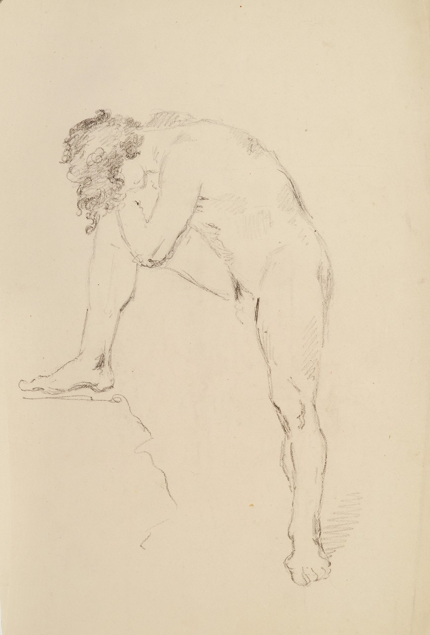 Portrait of a male nude