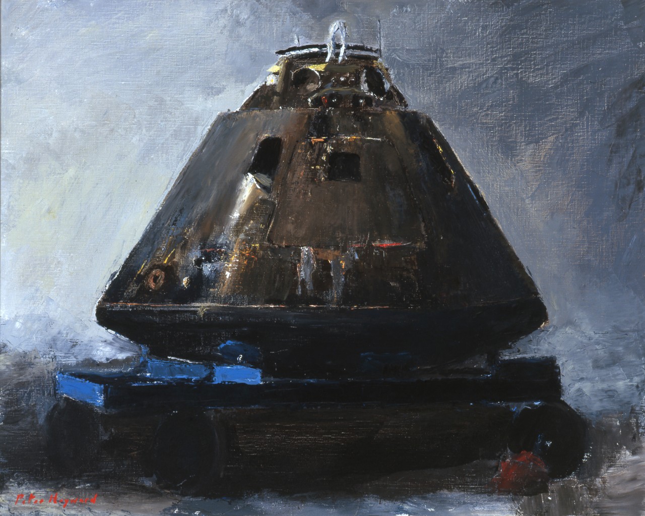 The Apollo 13 space capsule
