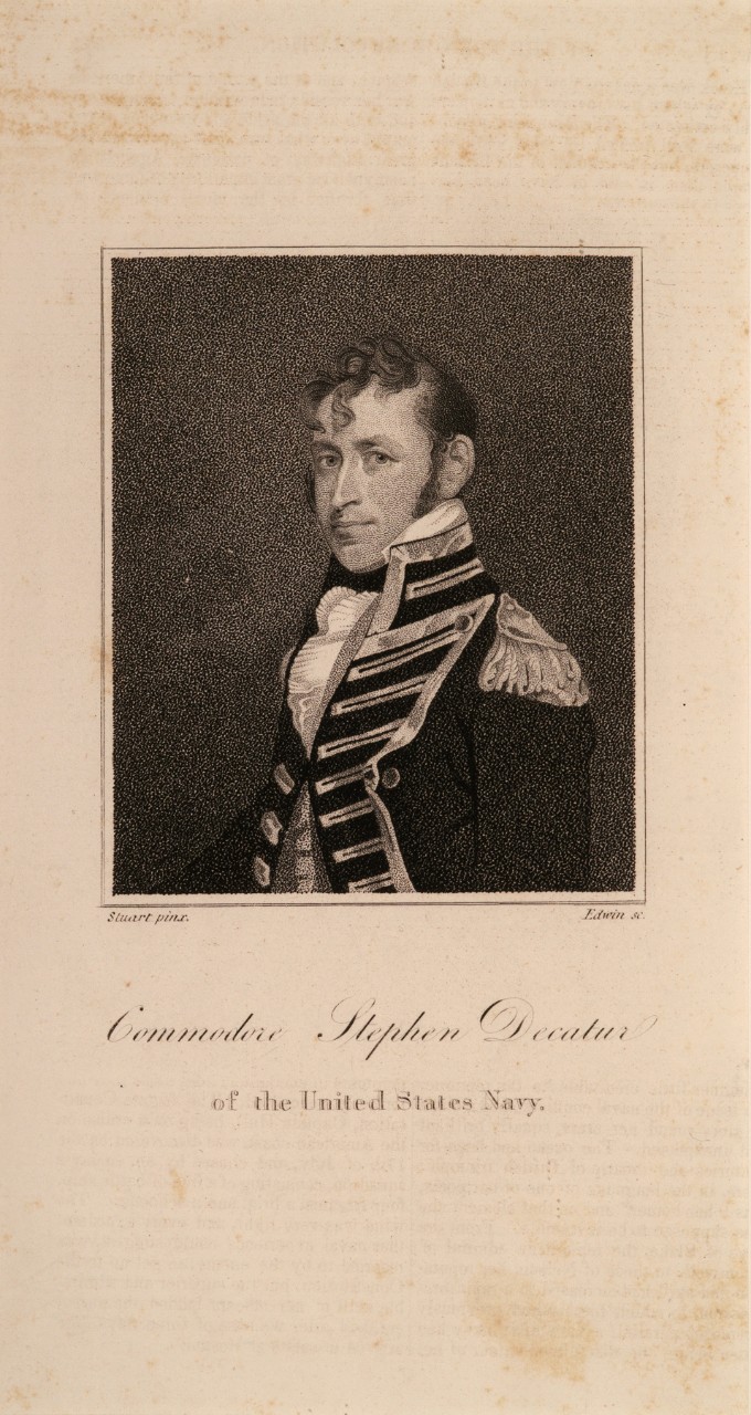 Portrait of an early 19th century naval officer 