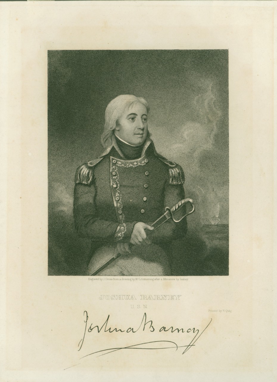 Portrait of a US Naval officer from the early 19th century