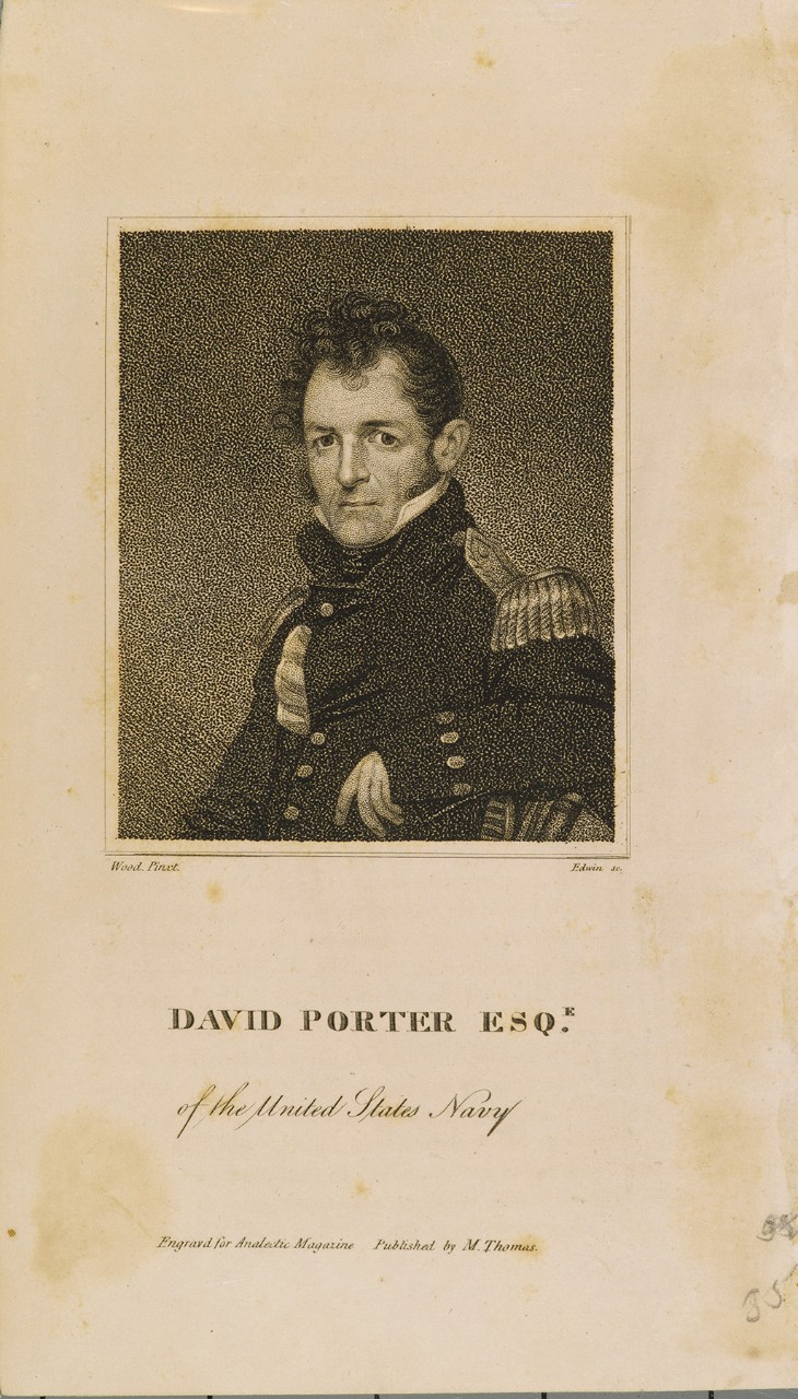 A portrait of an early 19th century naval officer