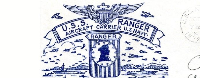 Philatelic Cover of USS Ranger