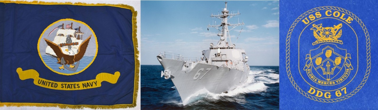 <p>Cover photo for USS Cole (DDG-67) commemoration exhibit</p>
