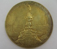 Image related to 1920 Olympics Gold Medal Reverse - Carl Osburn