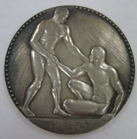 Image related to 1924 Olympics Silver Medal Obverse - Carl Osburn