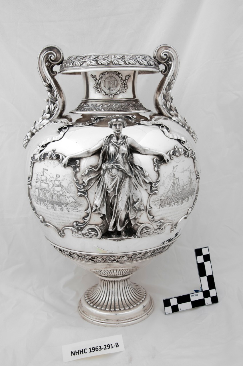 Silver Loving Cup of Commodore George Dewey Full View obverse 