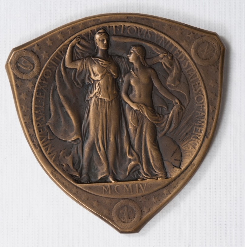 World's fair St Louis biverse of medal