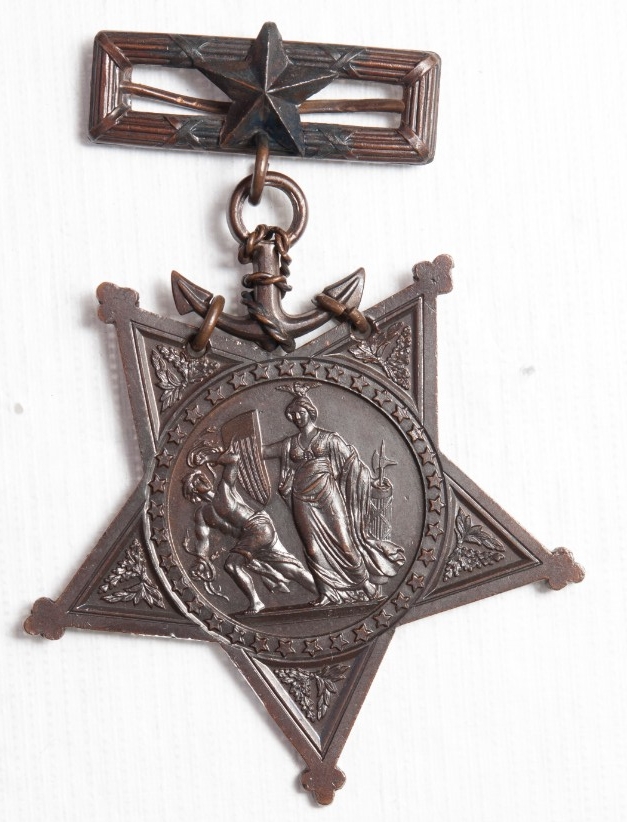 <p>Obverse view of Medal of Honor Obverse William Gardner</p>
