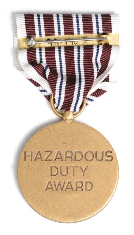 PHS Hazardous Duty Medal Reverse