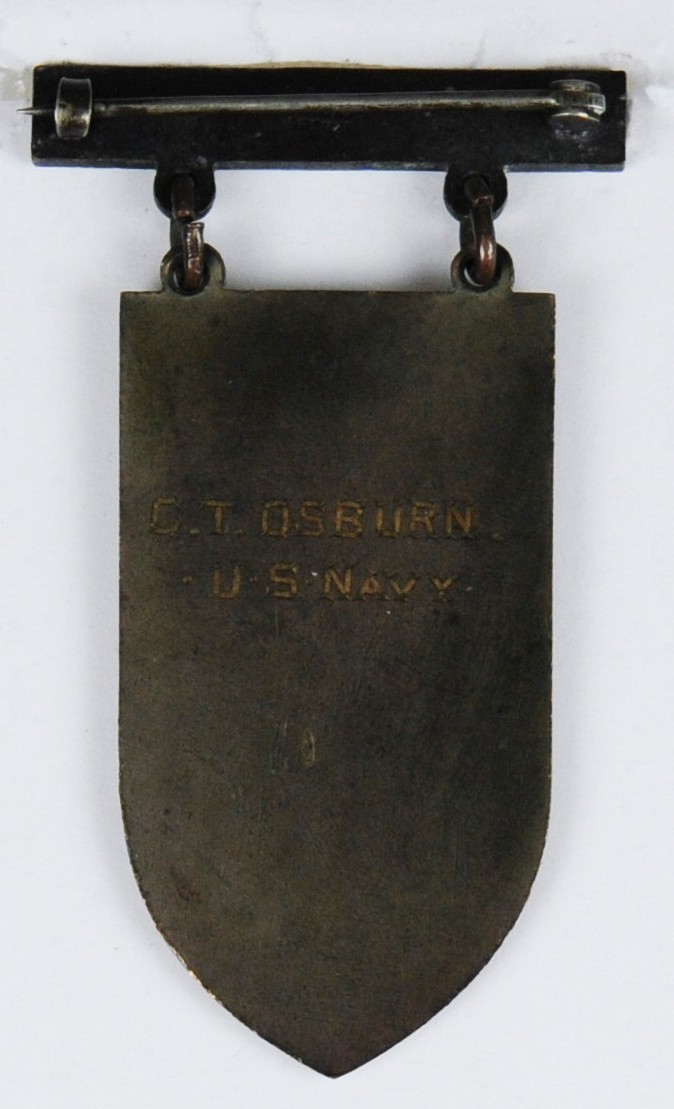 Medal of the National Team Match from Carl T Osburn in 1909 Reverse