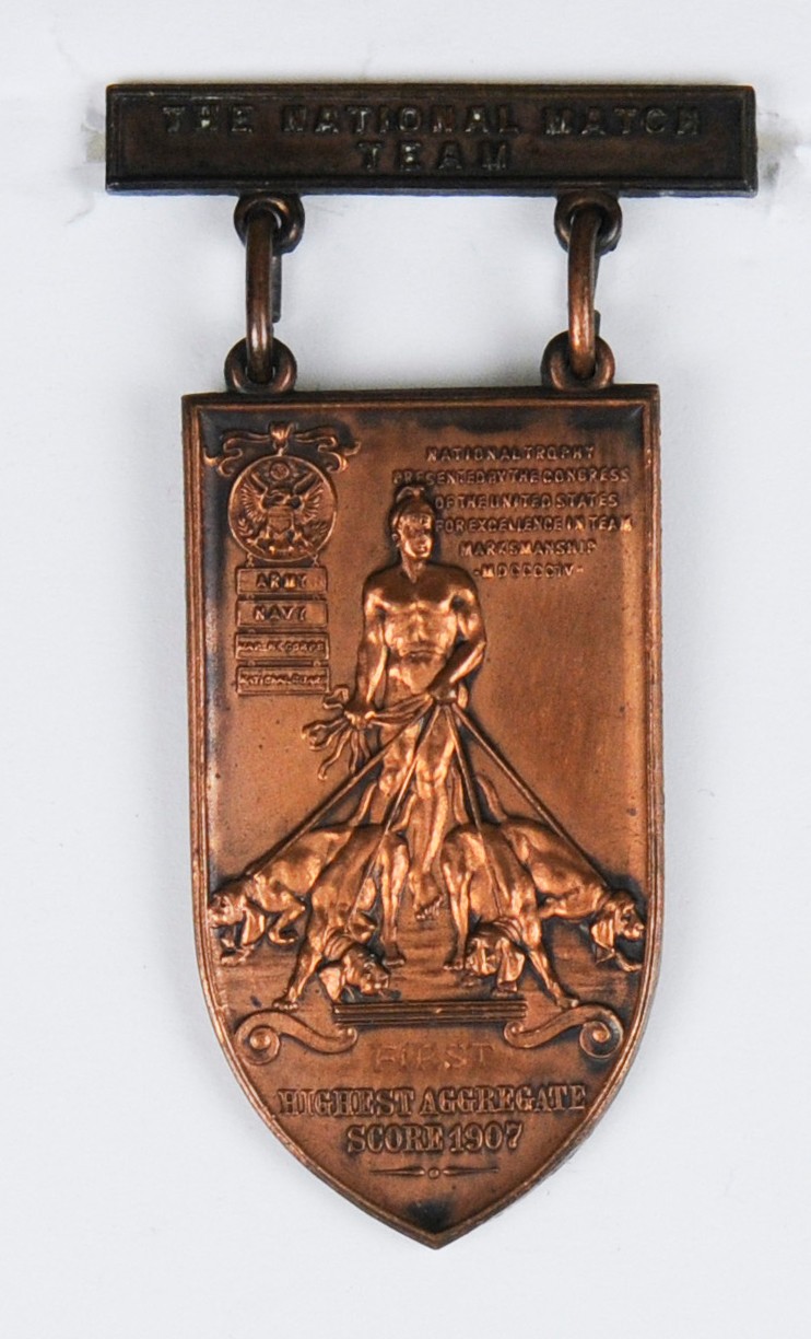 National Team Match Medal 1907 of CT Osburn