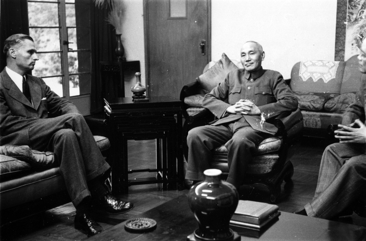 Hanson Baldwin with Chiang Kai-shek