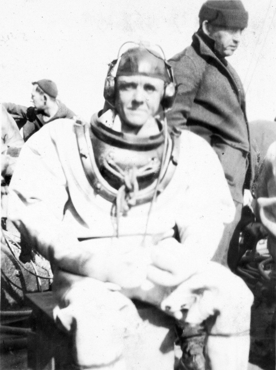 Von der Wall, diver who participated in salvage operations on USS S-4. 