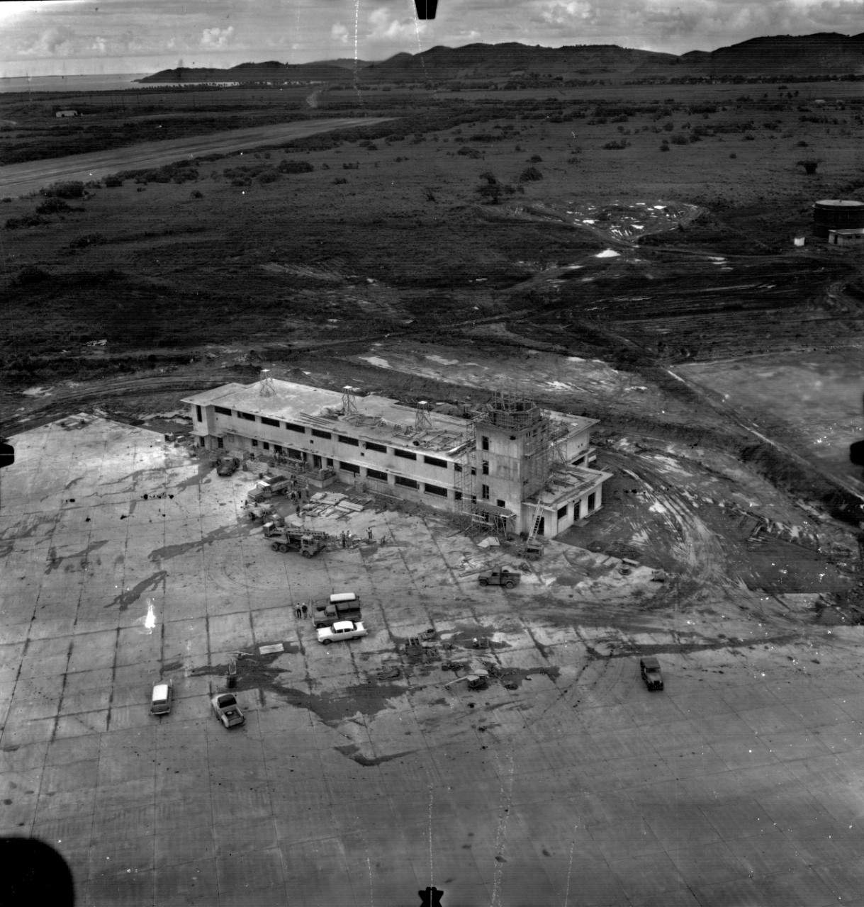 <p>UA 467.07.06 Aerial Photo of Construction Progress of the Operations Building</p>
