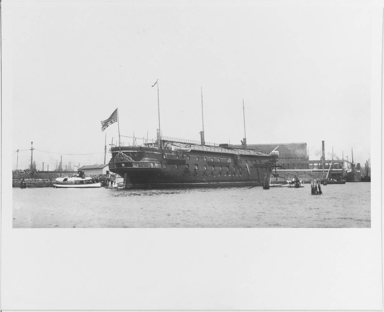 Photo #: 19-N-19-4-14  USS Wabash (1856-1912)