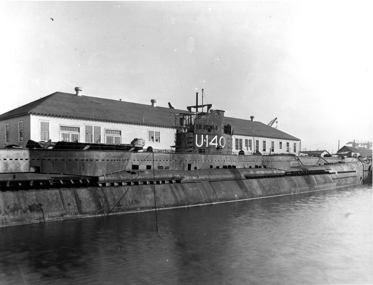 U-140 (German SS, 1918) in US hands after WWI. 