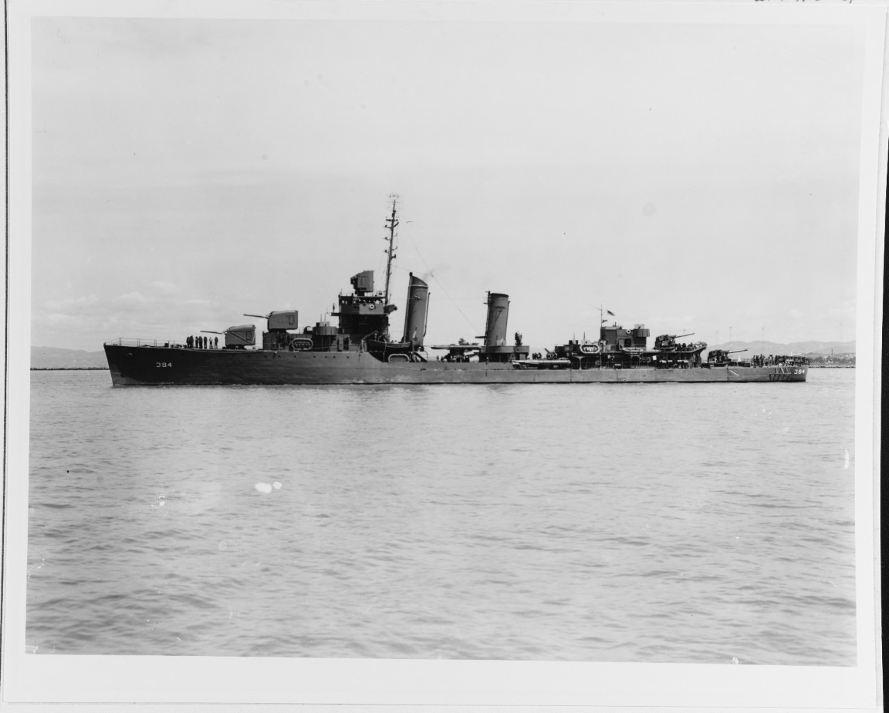 Photo #: 19-N-30007  USS Dunlap (DD-384)