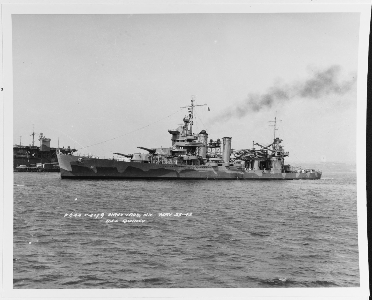 Photo #: 19-N-30732  USS Quincy (CA-39)