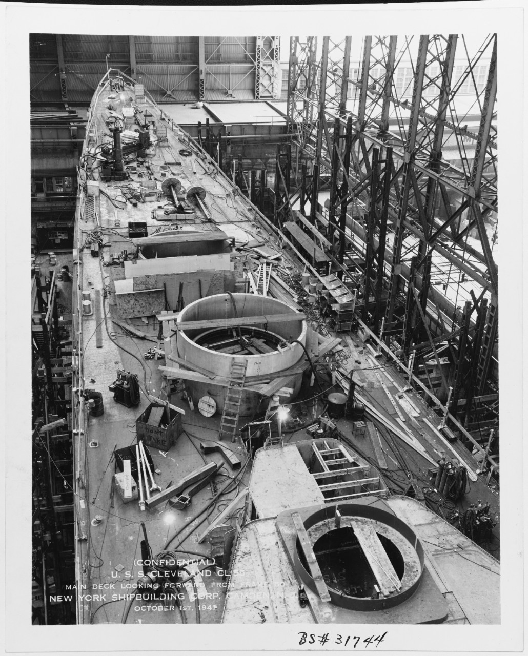 Photo #: 19-N-31744  USS Cleveland (CL-55)