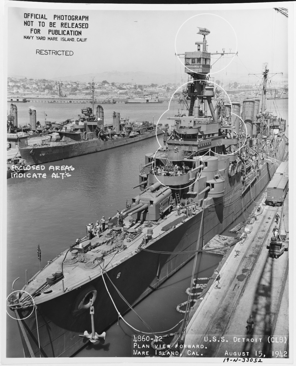 Photo #: 19-N-33052  USS Detroit (CL-8)