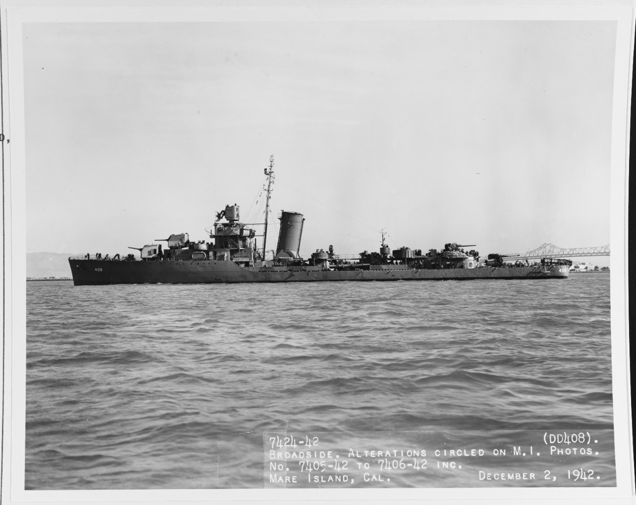 Photo #: 19-N-38243  USS Wilson (DD-408)