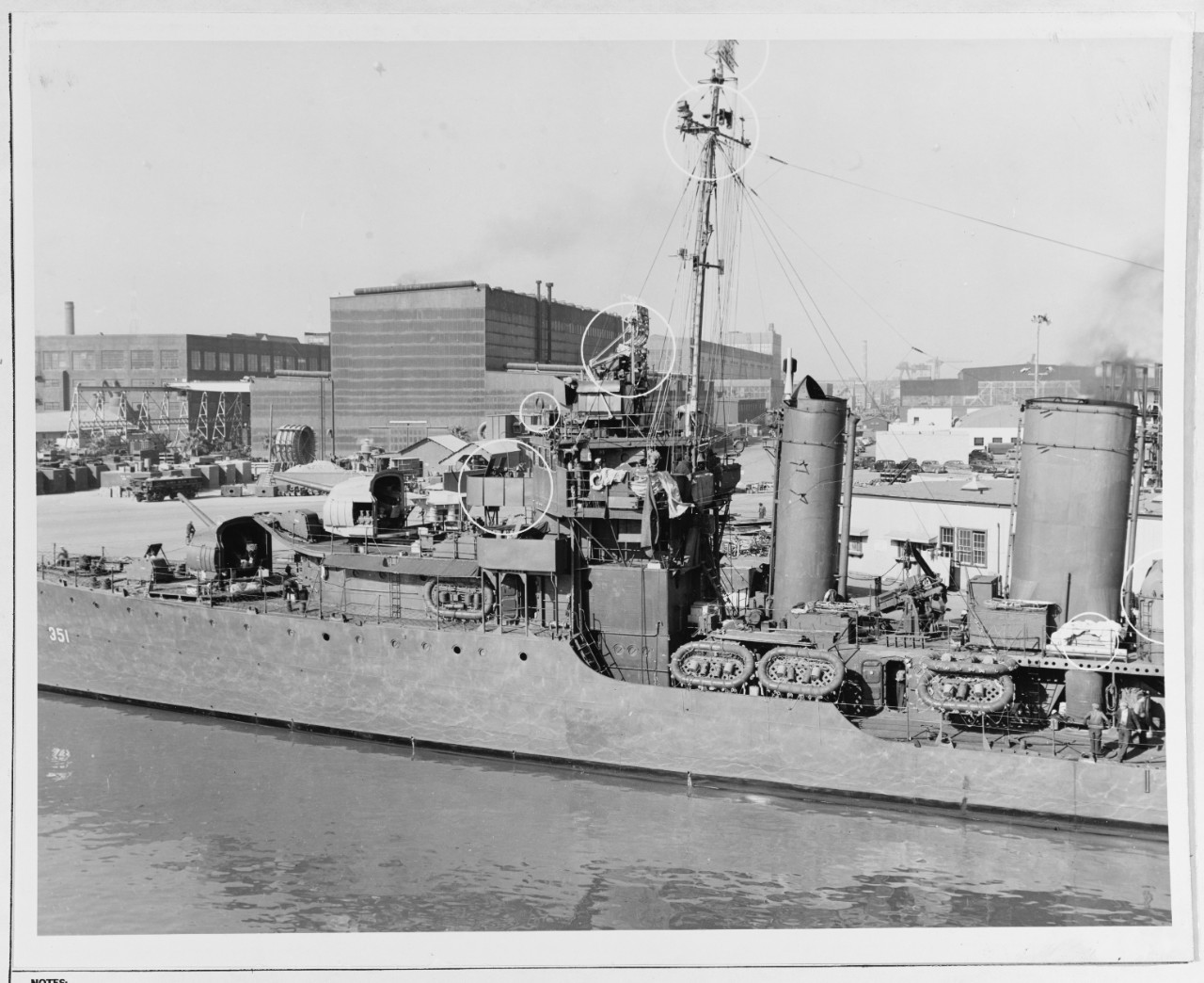 Photo #: 19-N-40001  USS Macdonough (DD-351)