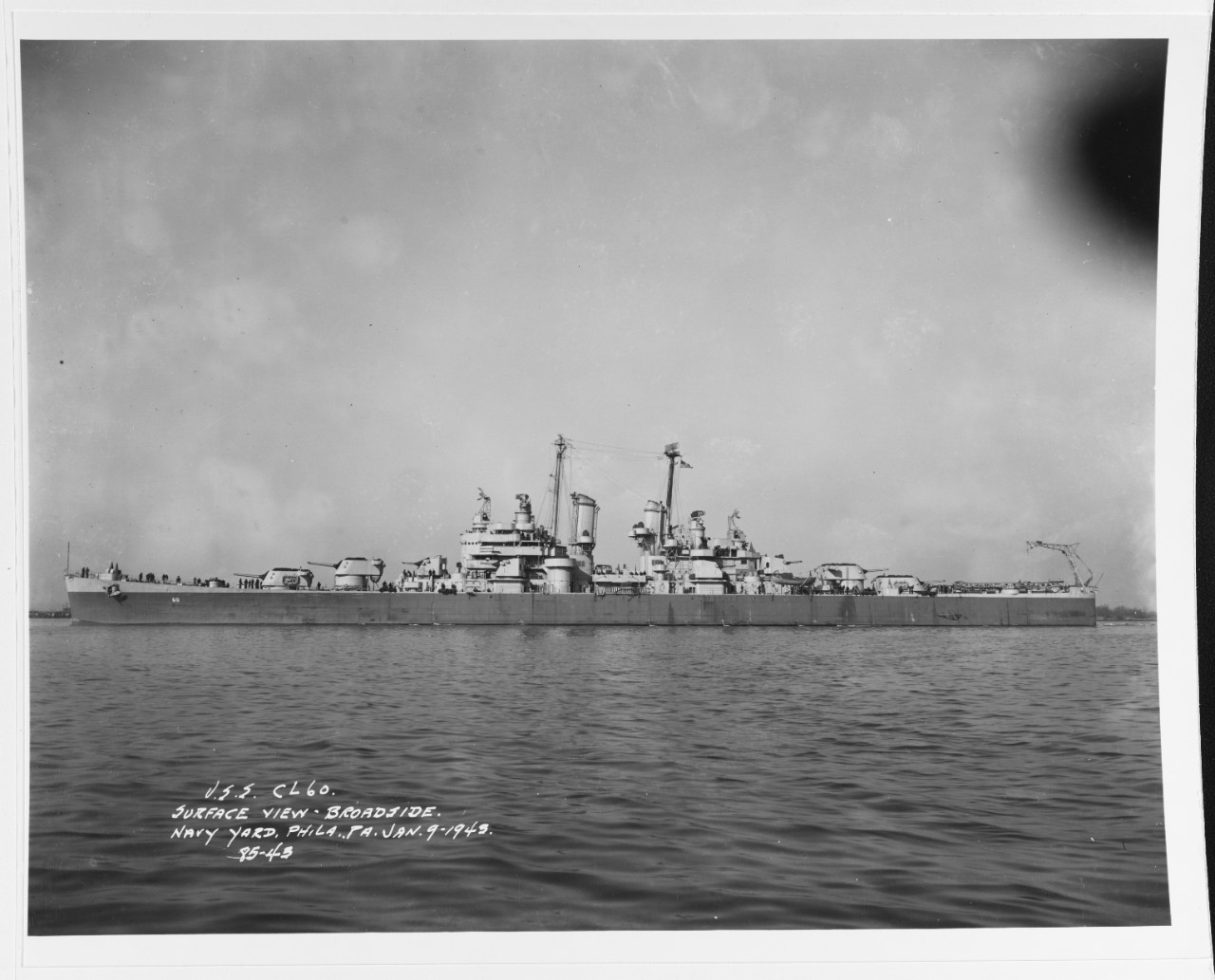 Photo #: 19-N-40685  USS Santa Fe (CL-60)