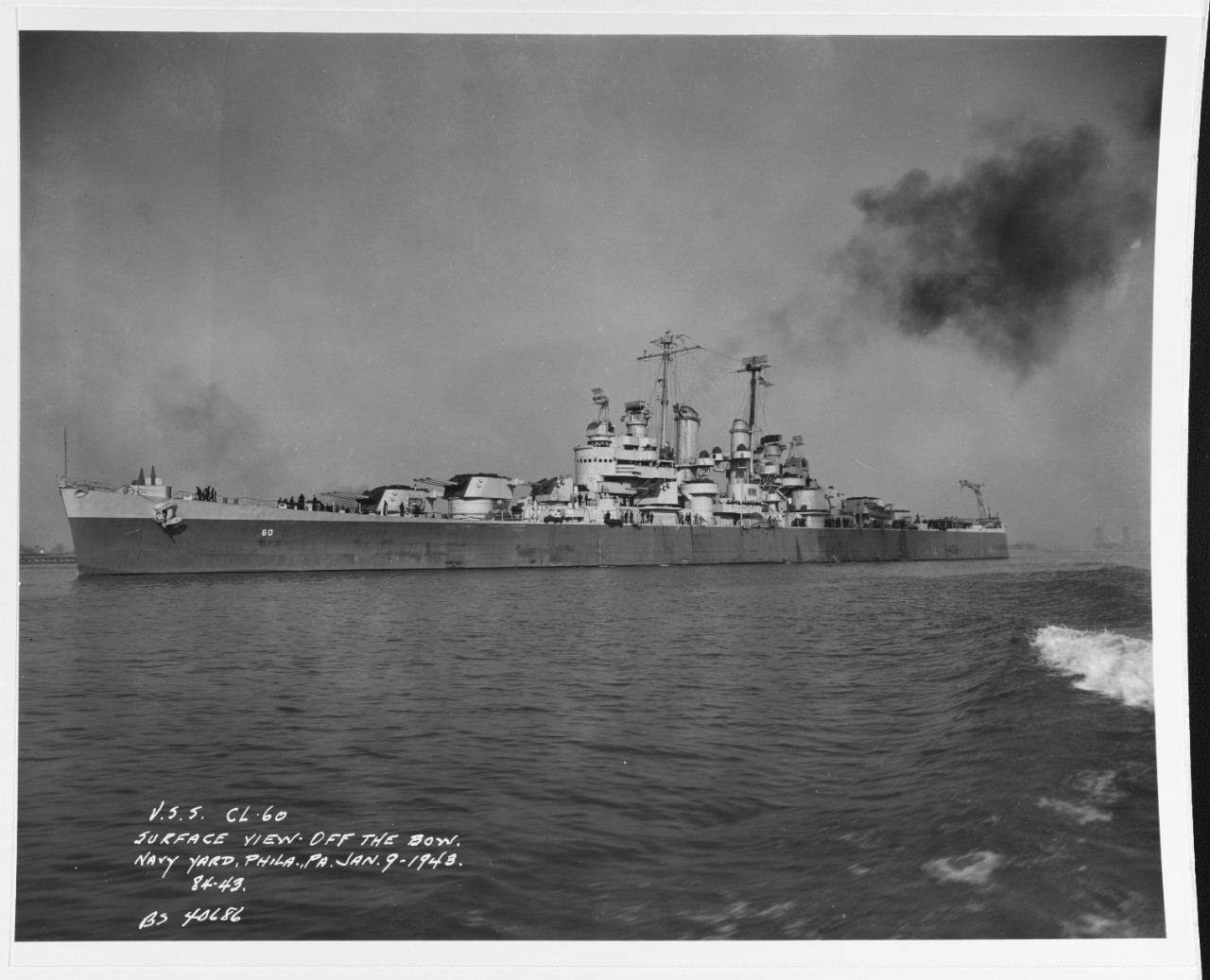 Photo #: 19-N-40686  USS Santa Fe (CL-60)