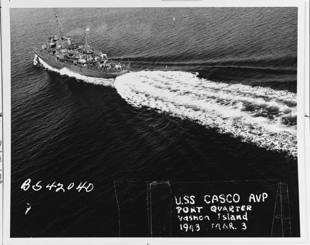 Photo #: 19-N-42040  USS Casco (AVP-12)