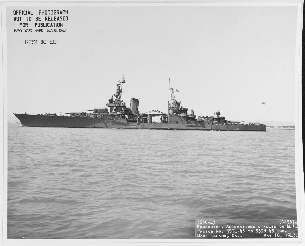 Photo #: 19-N-47582  USS Portland (CA-33)