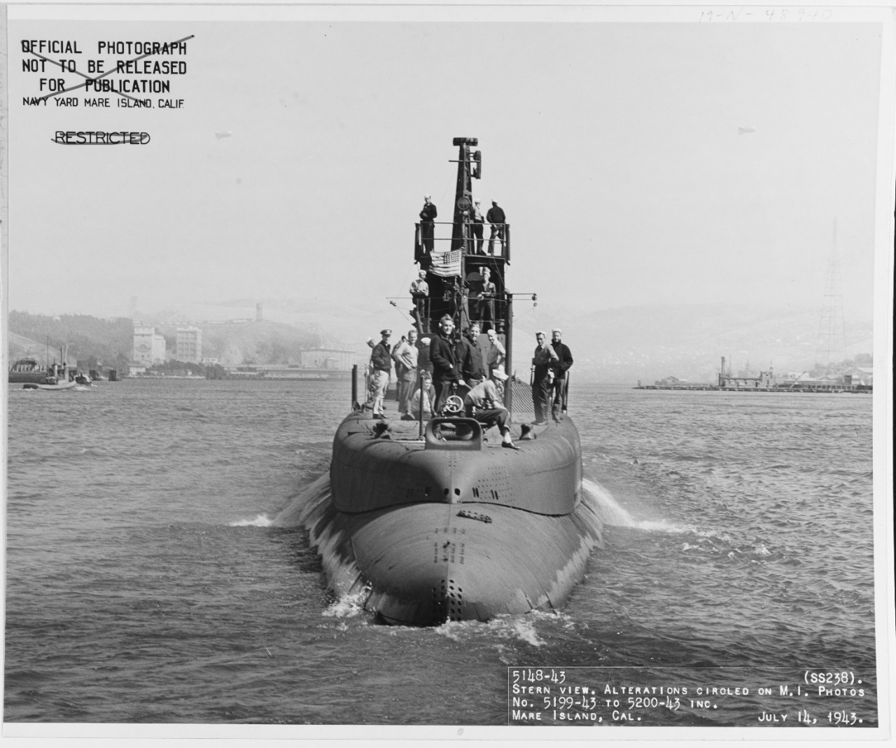 Photo #: 19-N-48940  USS Wahoo (SS-238)