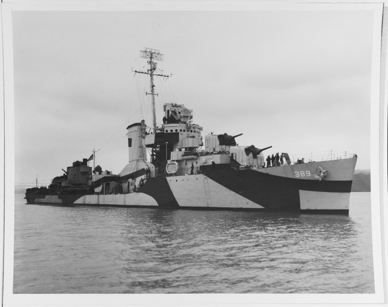 Photo #: 19-N-65301  USS Mugford (DD-389)