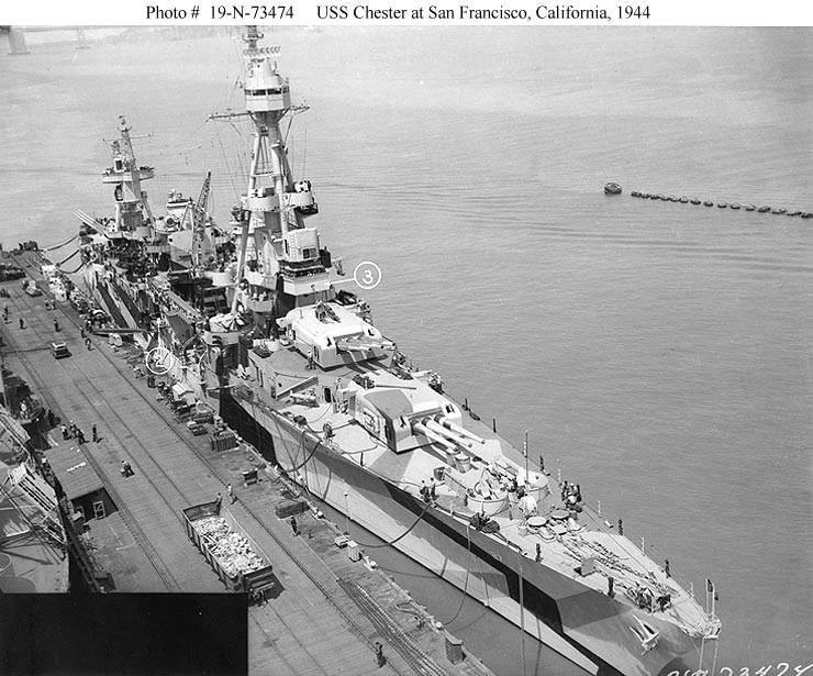Photo #: 19-N-73474  USS Chester (CA-27)