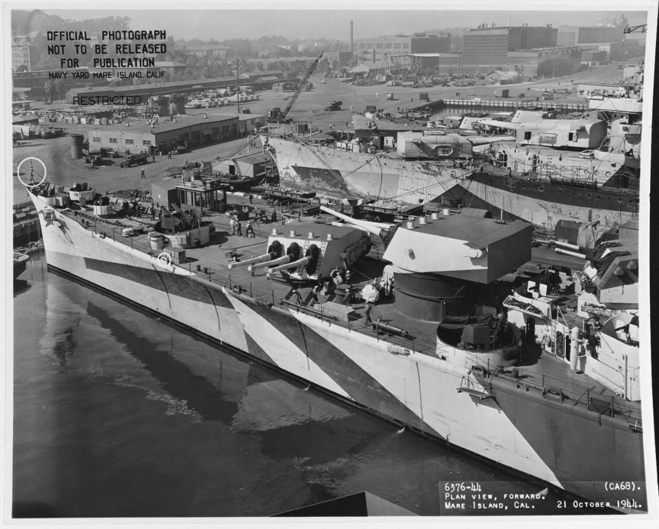 Photo #: 19-N-74297  USS Baltimore (CA-68)